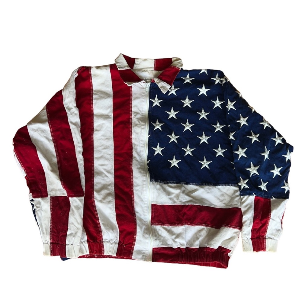 Limited Edition American Flag Vintage Jacket 🇺🇸 // Good Condition